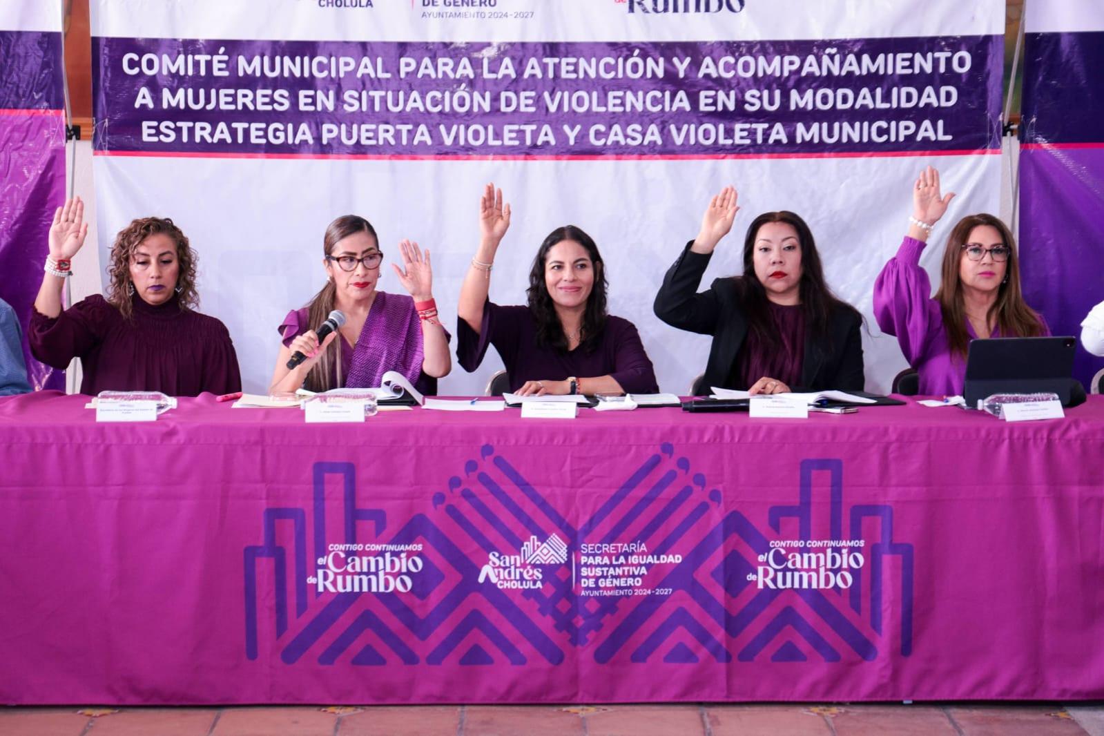  San Andrés Cholula fortalece acciones para garantizar la igualdad sustantiva y una vida libre de violencia para las mujeres