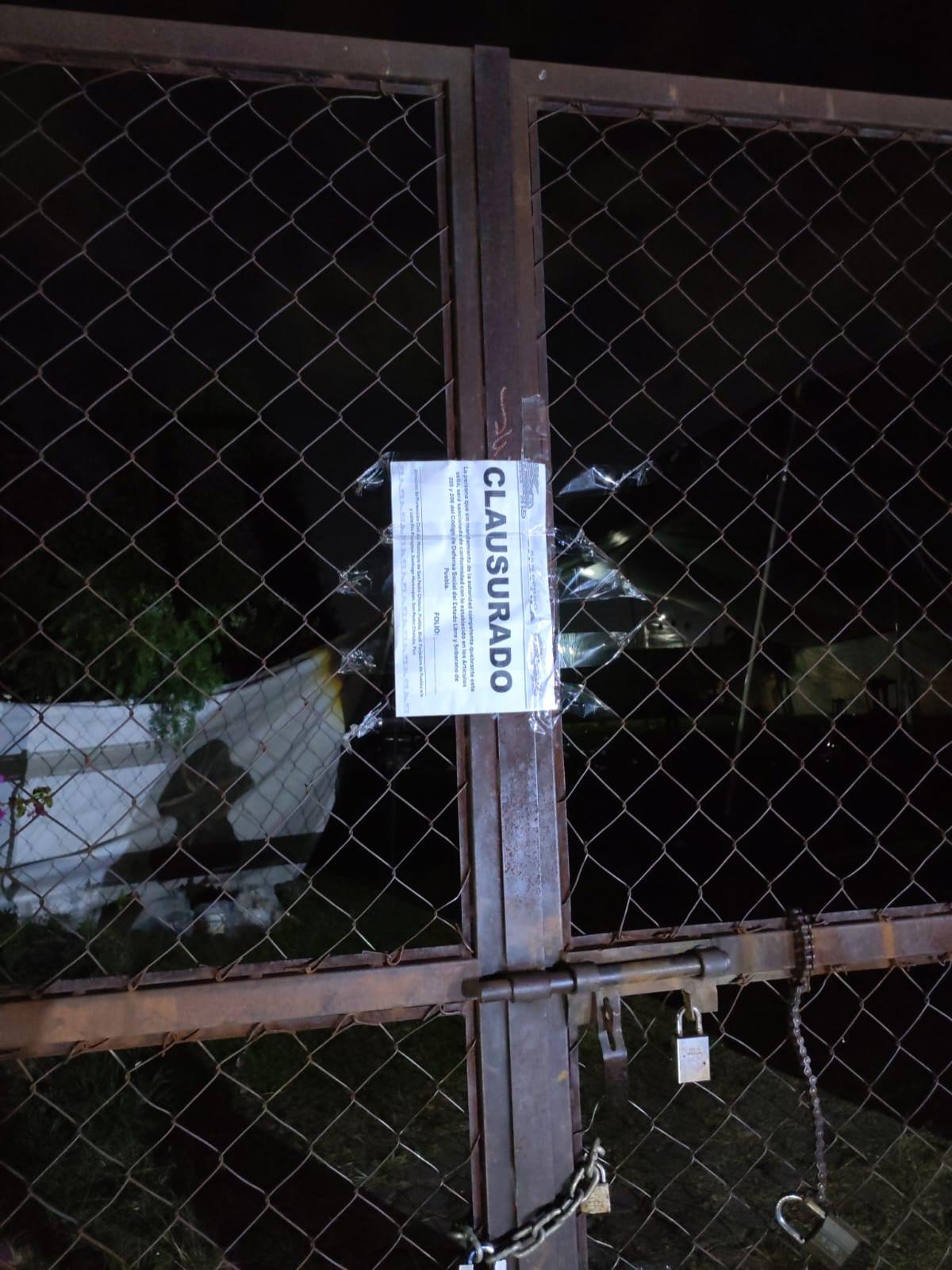  Fue Clausurado Palenque Clandestino en Santiago Momoxpan