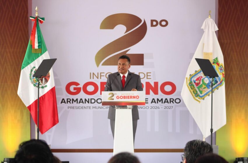  Coordinación y unidad, destaca Armando Aguirre en Segundo Informe de Gobierno