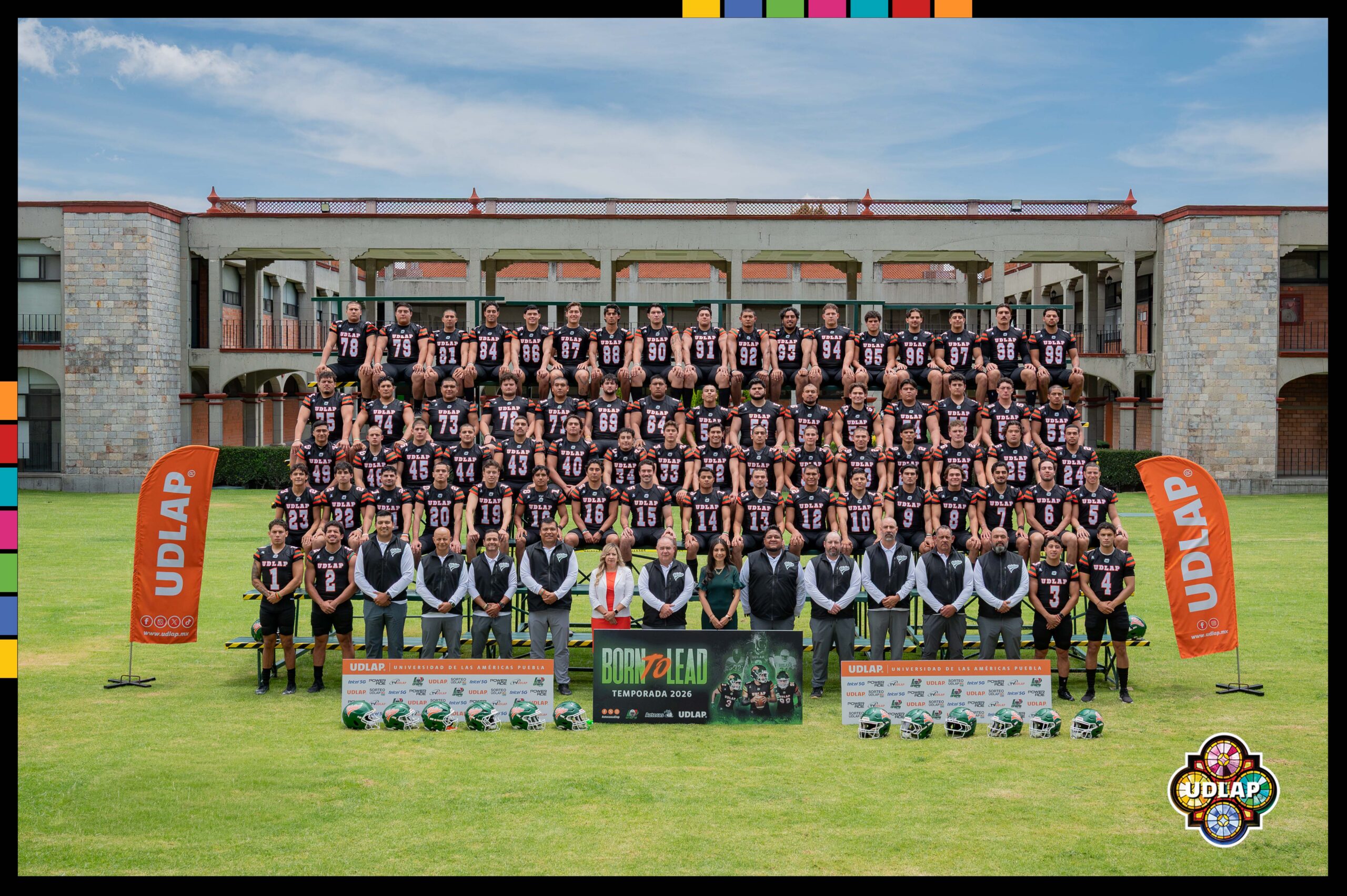  Los Aztecas de la UDLAP se presentan para la temporada 2026 de los 14 Grandes de la ONEFA