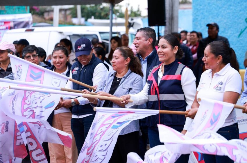  Continúa Lupita Cuautle con el inicio de obras prioritarias y solicitadas por la ciudadanía de San Andrés Cholula
