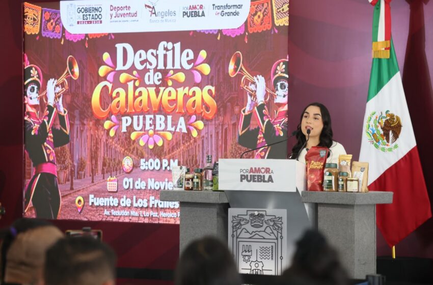 Juventudes Poblanas proyectan identidad cultural y tradiciones de Día de Muertos