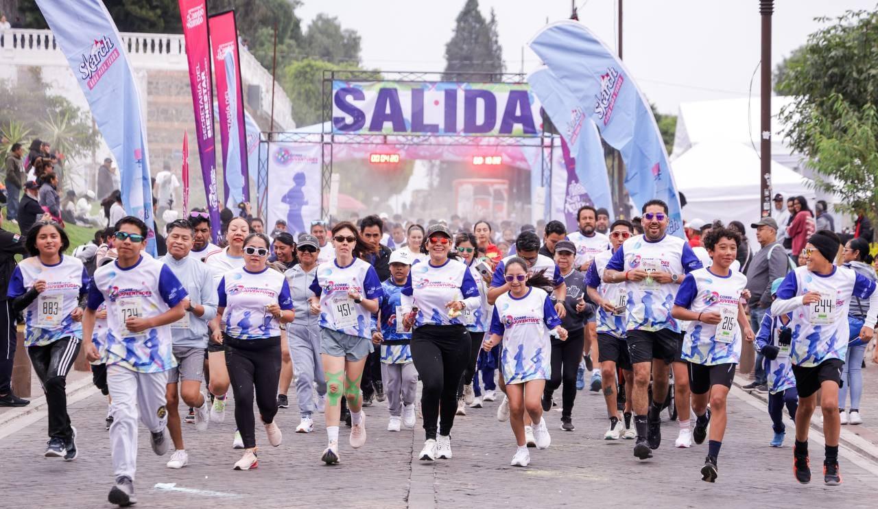  Reúne Ayuntamiento de San Andrés Cholula a más de 2 mil participantes en la carrera “Corre por las Juventudes”
