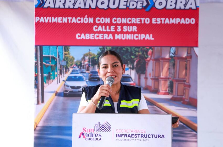 San Andrés Cholula arranca etapa de obras de impacto para transformar la movilidad