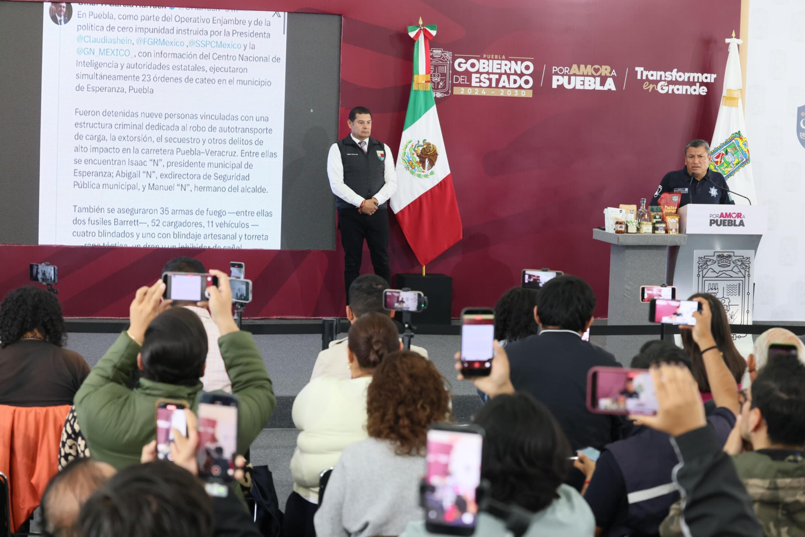  Gobierno Estatal Respalda “Operativo Enjambre” y Refrenda su Compromiso contra la infiltración delictiva