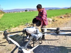 Con drones agrícolas, SADR tecnifica el campo atlixquense