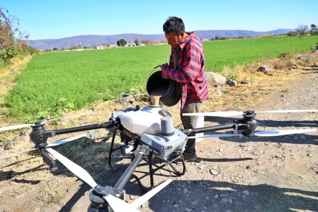 drones campo poblano Atlixco Puebla Armenta