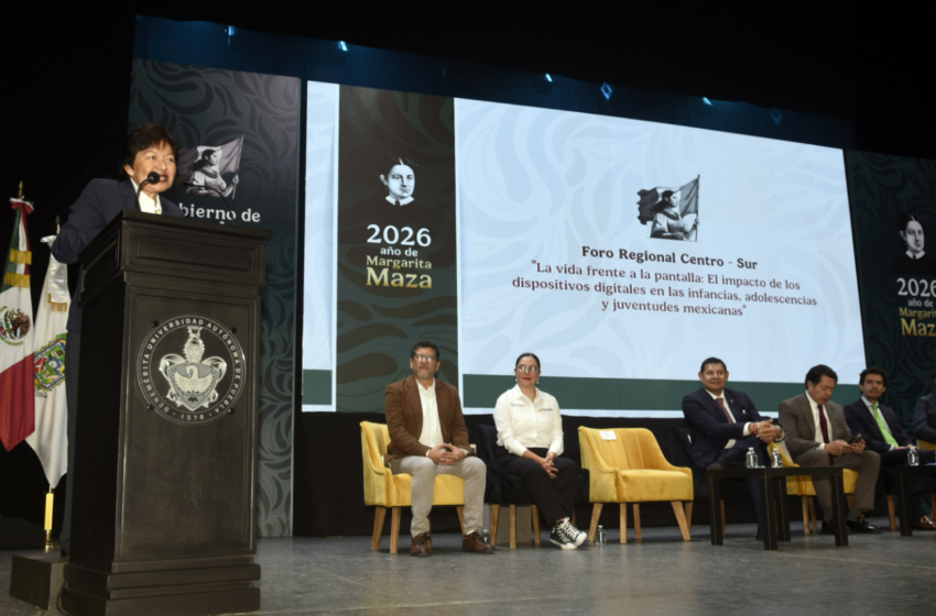  Analizan impacto de dispositivos digitales en niños y jóvenes en el Foro Regional Centro-Sur