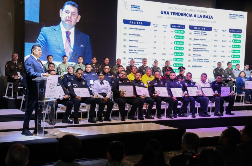  “Puebla Agradece” reconoce valor y entrega de quienes protegen a familias: Armenta Mier